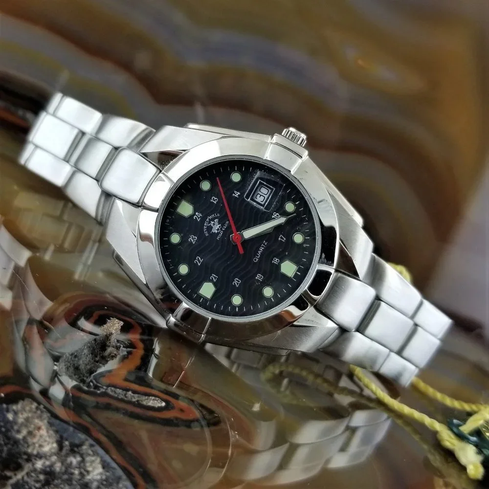 Mens POLO GMT Watch Beverly Hills Polo